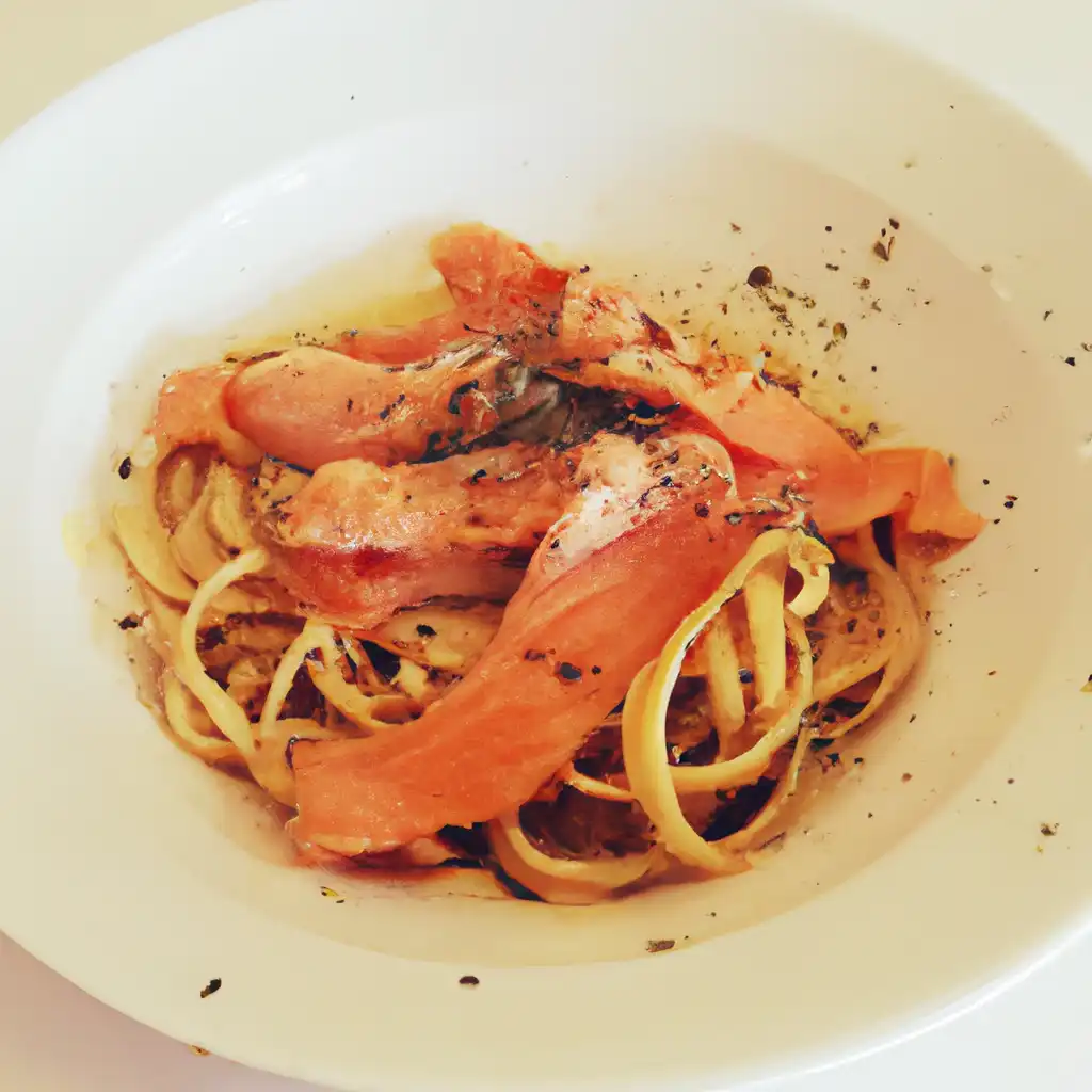 receta de pata con salmon ahumado