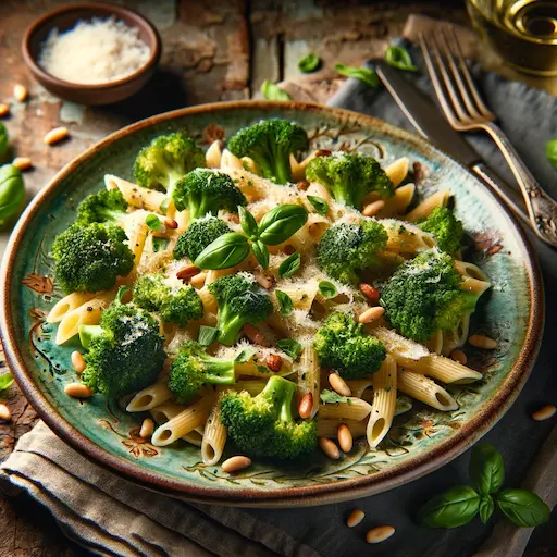 brocoli con pasta